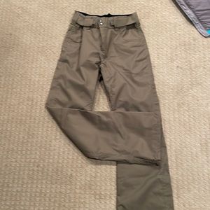 Beige Airblaster winter snow pants